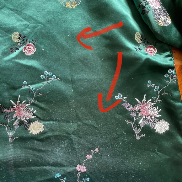 Chinese Style Satin Long Sleeve Shirt SZ 40 - Picture 9 of 10